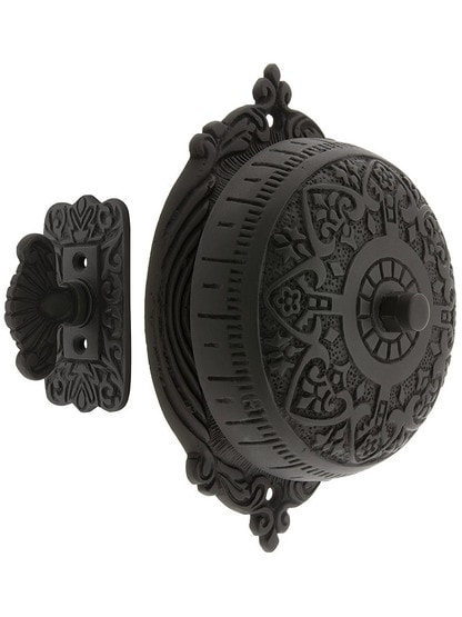 Heart Design Mechanical Door Bell in Oil Rubbed Bronze.